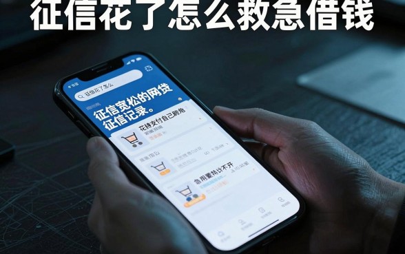 征信花了怎么救急借钱，精选5个对征信宽松的网贷软件
