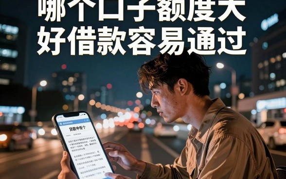哪个口子额度大好借款容易通过,整合五个贷款10万比较容易的app