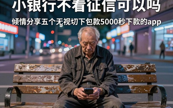 小银行不看征信可以吗，倾情分享五个无视一切包下款5000秒下款的app