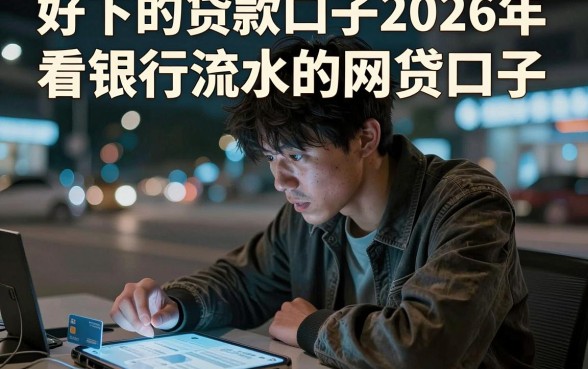 好下的贷款口子2026年，遴选五个看银行流水的网贷口子