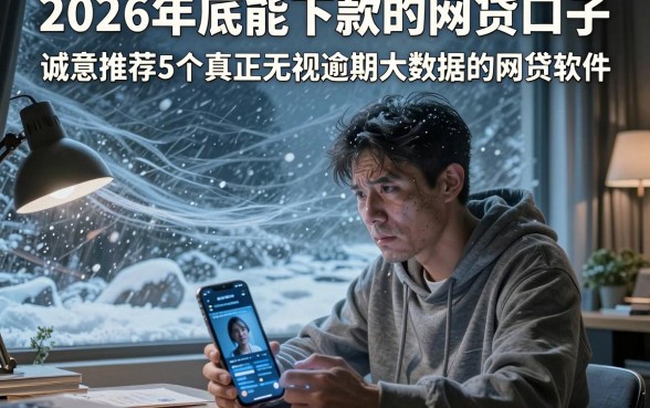 2026年底能下款的网贷口子，诚意推荐5个真正无视逾期大数据的网贷软件