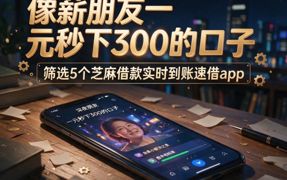 像薪朋友一元秒下300的口子,筛选5个芝麻借款实时到账速借app