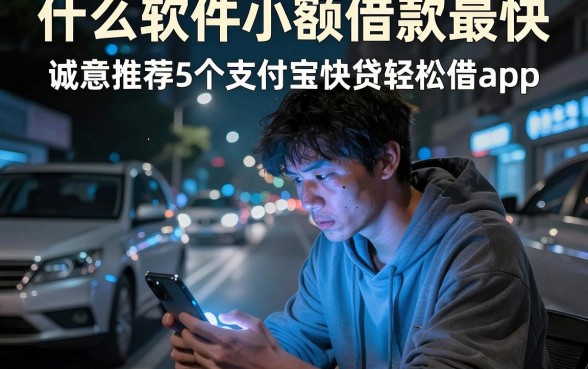 什么软件小额借款最快,诚意推荐5个支付宝快贷轻松借app