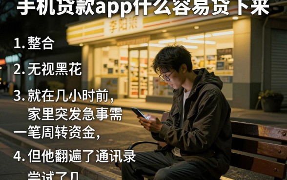 手机贷款app什么容易贷下来，整合5个无视黑花半夜下款的网贷平台