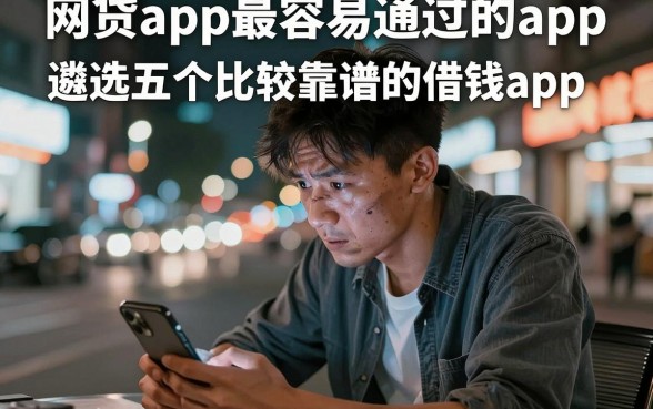 网贷app最容易通过的app,遴选五个比较靠谱的借钱app