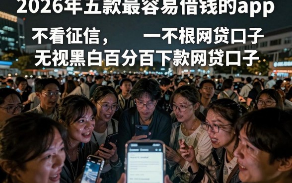 2026年五款最容易借钱的app,整合五个不看征信无视黑白百分百下款网贷口子