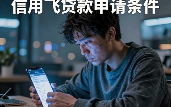 信用飞贷款申请条件,筛选5个网黑真正能下款的平台