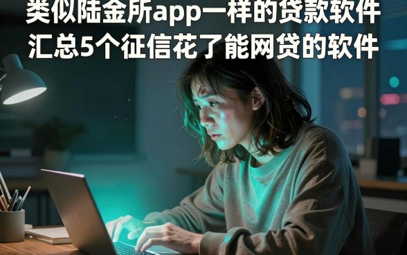 类似陆金所app一样的贷款软件,汇总5个征信花了能网贷的软件