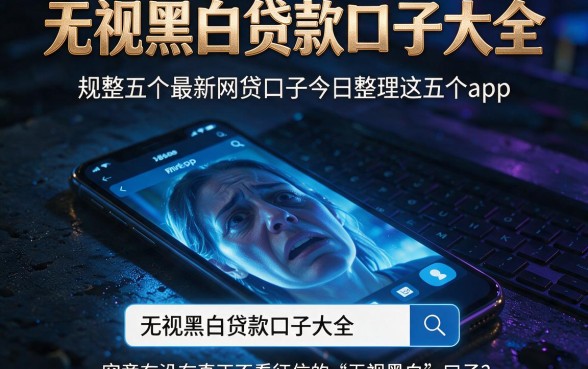 无视黑白贷款口子大全,规整五个最新网贷口子今日整理这五个app
