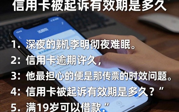 信用卡被起诉有效期是多久，概括五个满19岁可以借款的app