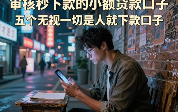 审核秒下款的小额贷款口子,深入剖析五个无视一切是人就下款口子