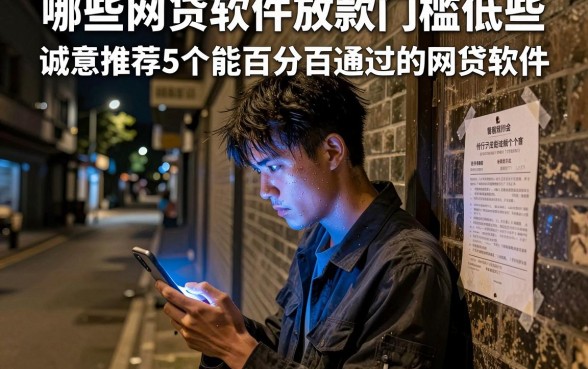 哪些网贷软件放款门槛低些，诚意推荐5个能百分百通过的网贷软件