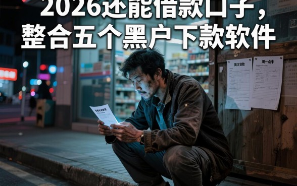 2026还能借款口子,整合五个黑户下款软件