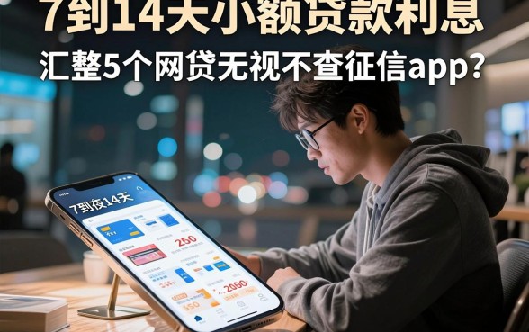 7到14天小额贷款利息,汇整5个网贷无视不查征信app