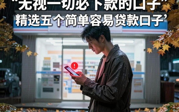 无视一切必下款的口子,精选五个简单容易贷款口子