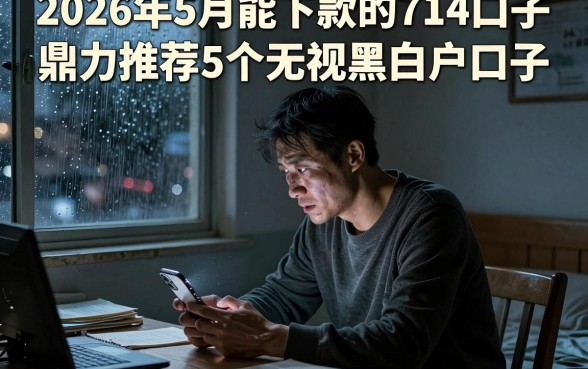2026年5月能下款的714口子,鼎力推荐5个无视黑白户口子