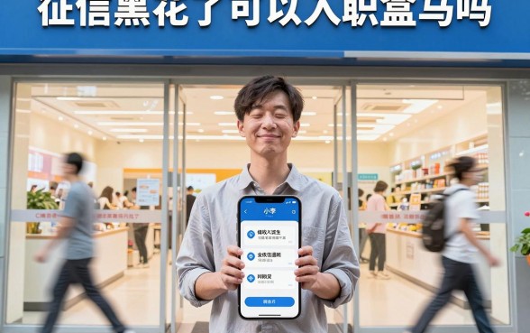 征信黑花了可以入职盒马吗,陈列5个征信不好负债高的软件