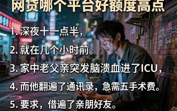 网贷哪个平台好额度高点,条列五个无视黑户下款口子名单大全