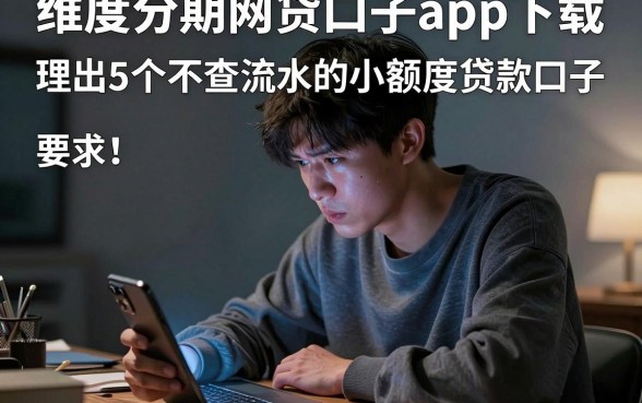 维度分期网贷口子app下载,理出5个不查流水的小额度贷款口子