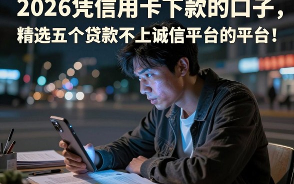 2026凭信用卡下款的口子,精选五个贷款不上诚信平台的平台