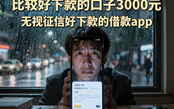 比较好下款的口子3000元,陈列五个无视征信好下款的借款app