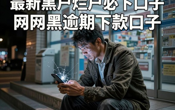 最新黑户烂户必下口子，概括5个网黑逾期下款口子