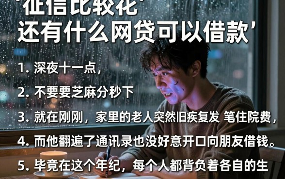 征信比较花还有什么网贷可以借款，条列5个金融创新秒下不要芝麻分的软件