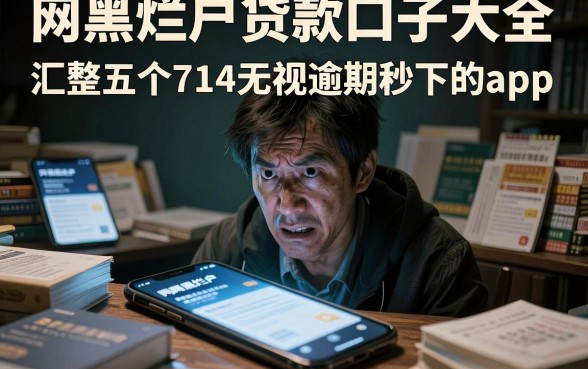 网黑烂户贷款口子大全,汇整五个714无视逾期秒下的app