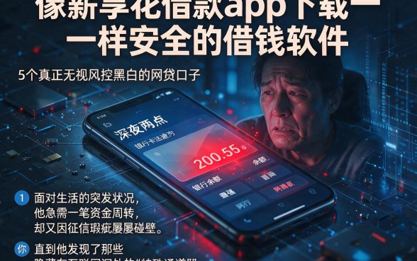 像薪享花借款app下载一样安全的借钱软件,详细阐述5个真正无视风控黑白的网贷口子