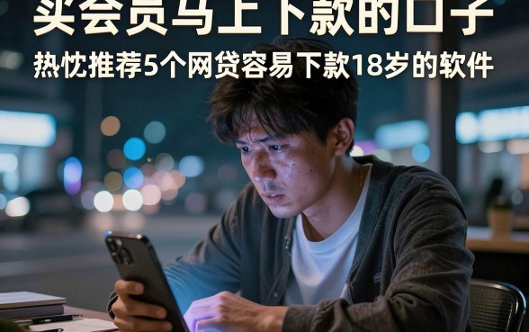 买会员马上下款的口子，热忱推荐5个网贷容易下款18岁的软件