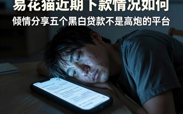 易花猫近期下款情况如何，倾情分享五个黑白贷款不是高炮的平台
