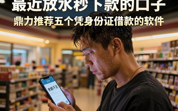 最近放水秒下款的口子,鼎力推荐五个凭身份证借款的软件