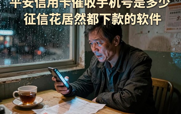平安信用卡催收手机号是多少，概括五个征信花居然都下款的软件