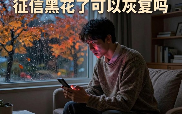 征信黑花了可以灰复吗，枚举5个包下款平台无视黑白的网贷