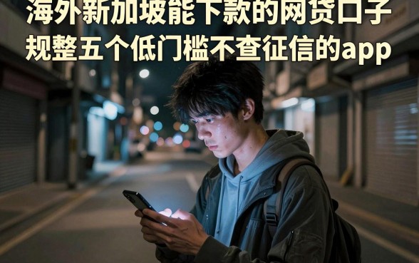 海外新加坡能下款的网贷口子,规整五个低门槛不查征信的app