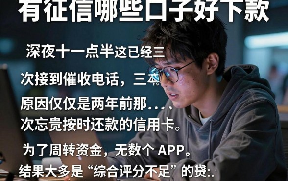有征信哪些口子好下款,概括五个无视黑白的网贷平台