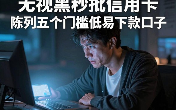 无视黑白秒批信用卡,陈列五个门槛低易下款口子