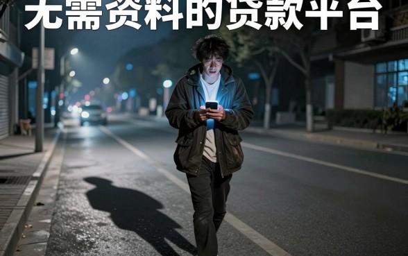 无需资料的贷款平台,梳理五个无视黑白户口子