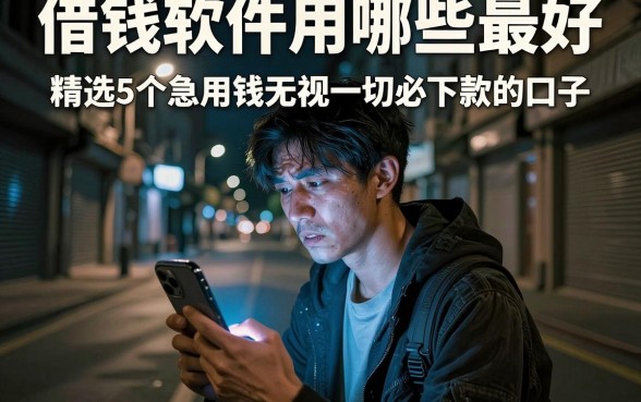 借钱软件用哪些最好，精选5个急用钱无视一切必下款的口子