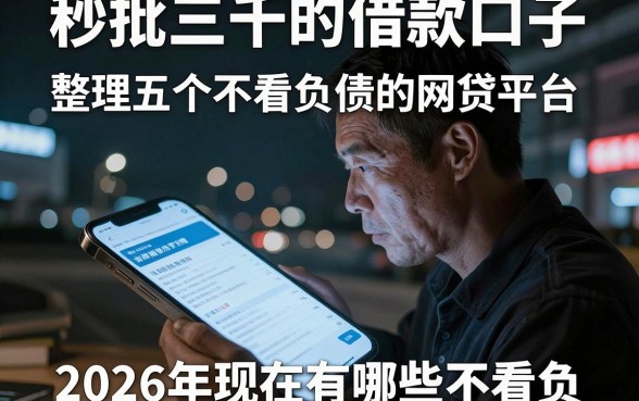 秒批三千的借款口子,整理五个不看负债的网贷平台