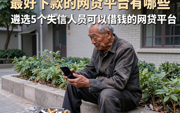最好下款的网贷平台有哪些，遴选5个失信人员可以借钱的网贷平台