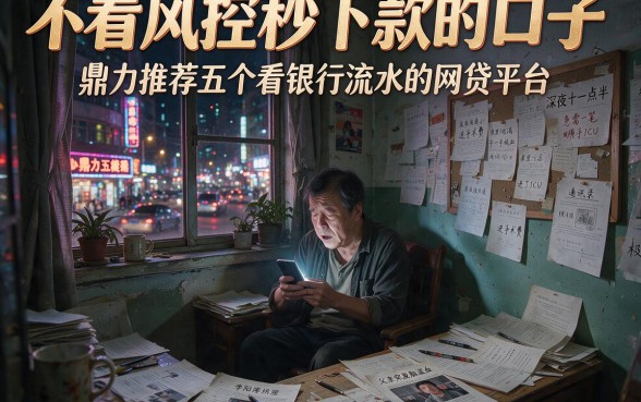不看风控秒下款的口子,鼎力推荐五个看银行流水的网贷平台