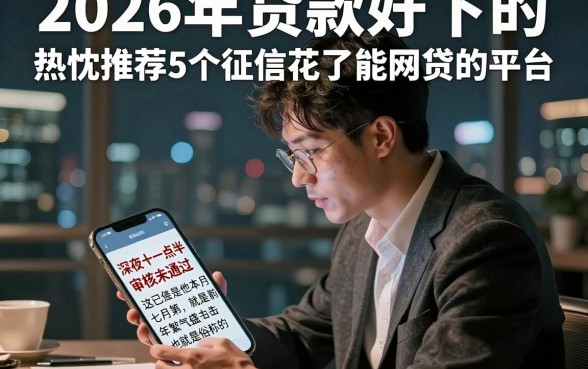 2026年贷款好下的,热忱推荐5个征信花了能网贷的平台