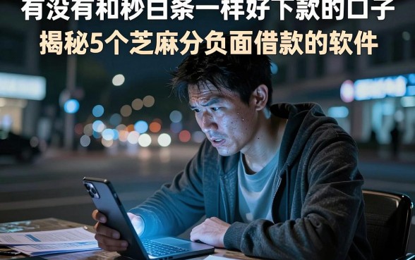 有没有和秒白条一样好下款的口子,揭秘5个芝麻分负面借款的软件