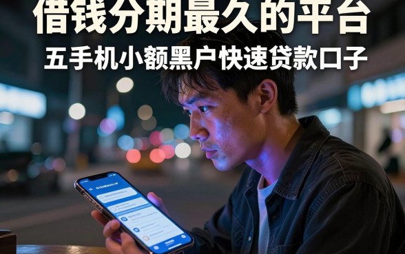 借钱分期最久的平台,梳理五个手机小额黑户快速贷款口子