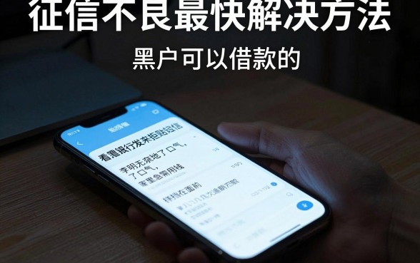 征信不良最快解决方法,遴选5个黑户可以借款的网贷app