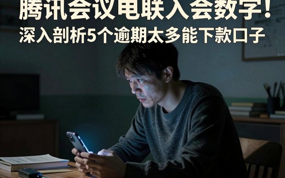 腾讯会议电联入会数字,深入剖析5个逾期太多能下款口子