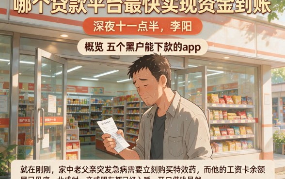 哪个贷款平台最快实现资金到账，概览五个黑户能下款的app