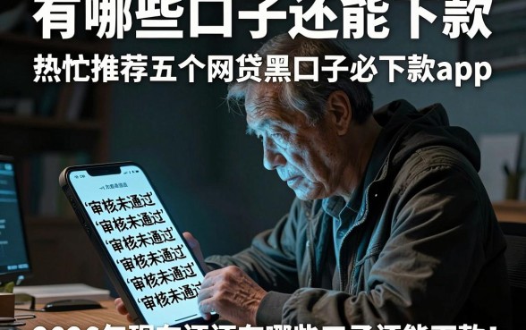 有哪些口子还能下款,热忱推荐五个网贷黑口子必下款app