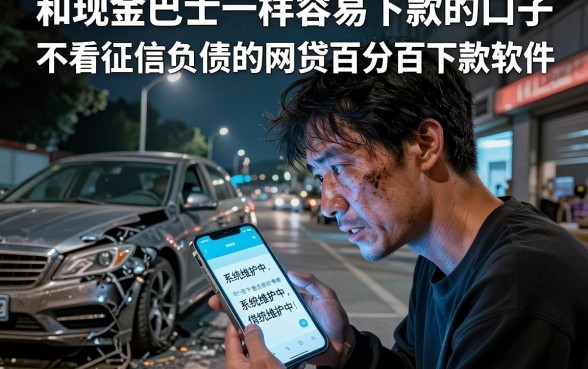 和现金巴士一样容易下款的口子,整合五个不看征信负债的网贷百分百下款软件